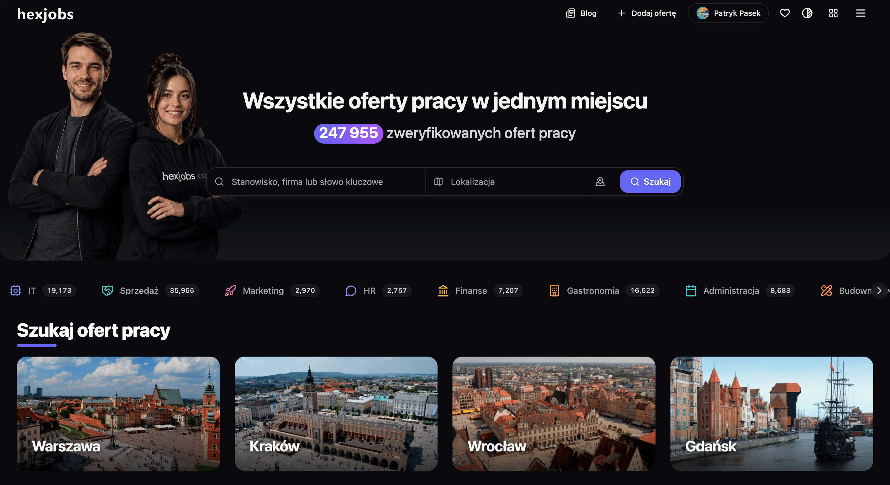 Hexjobs platform